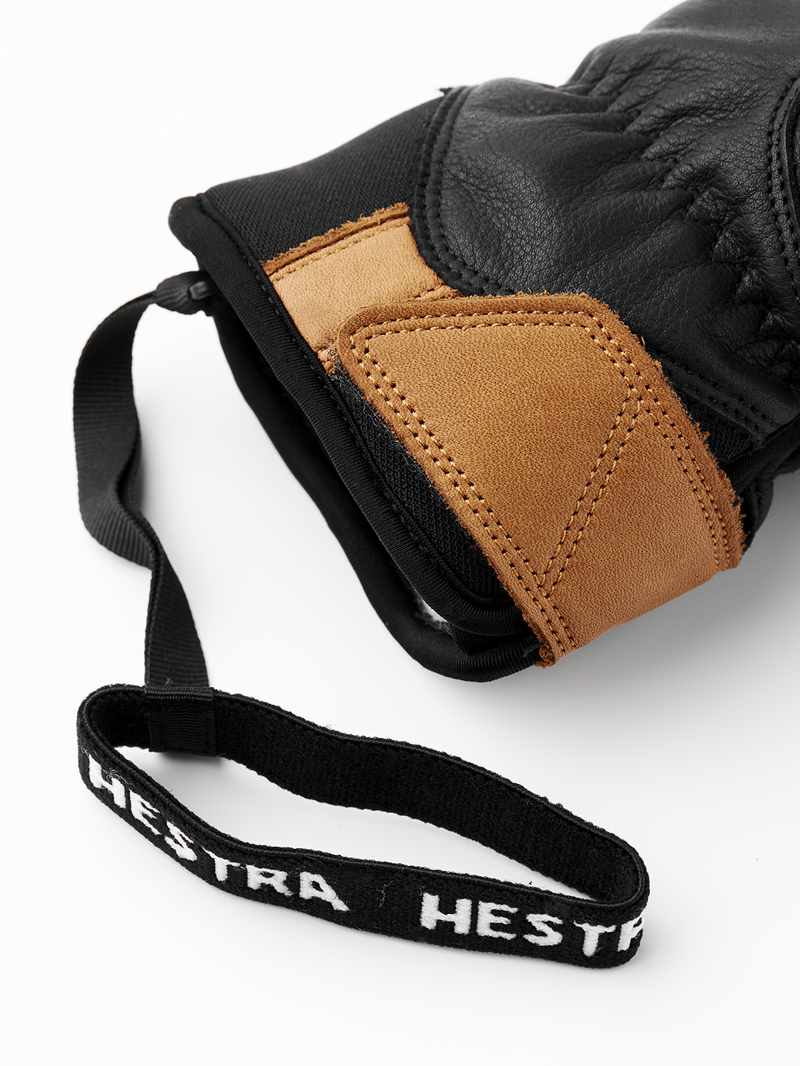 Hestra Womens Fall Line Leather Ski Mittens - Black-4